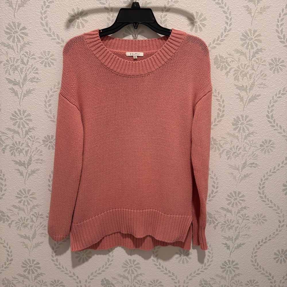 NWOT Z Supply Women's Pink Sweater